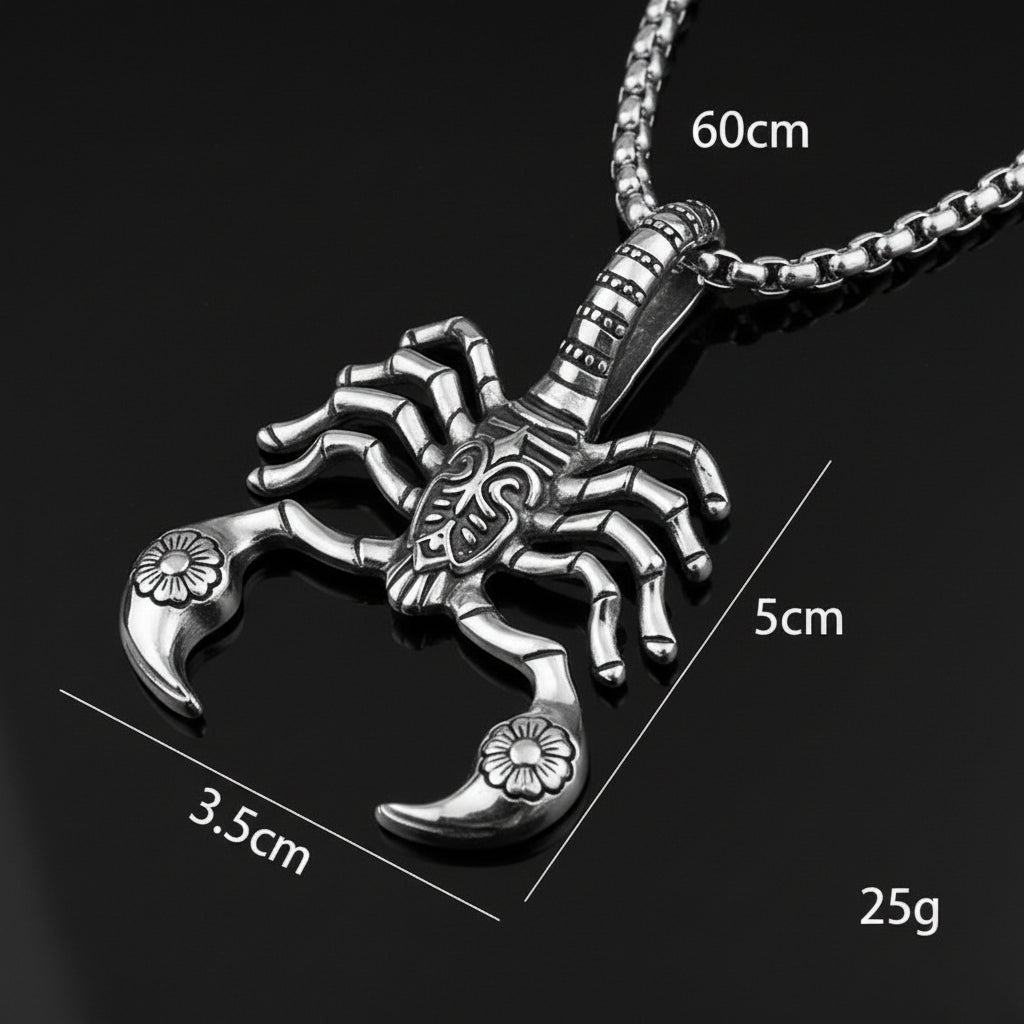 Rock Scorpion Necklace