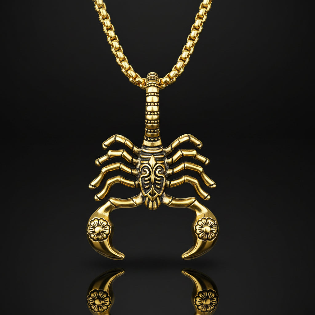 Rock Scorpion Necklace