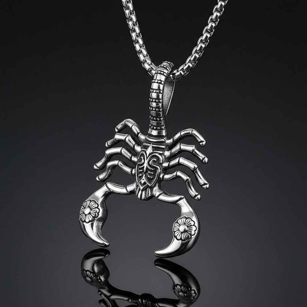 Rock Scorpion Necklace