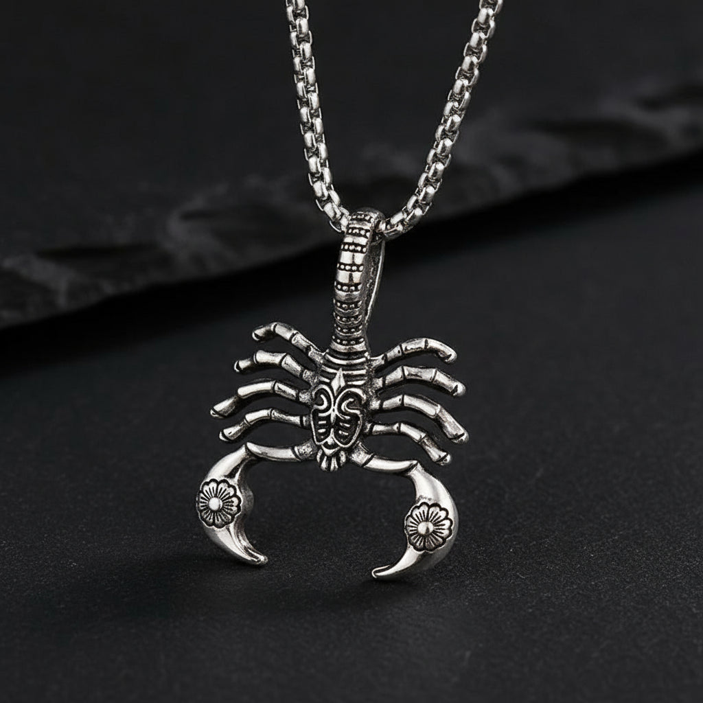 Rock Scorpion Necklace