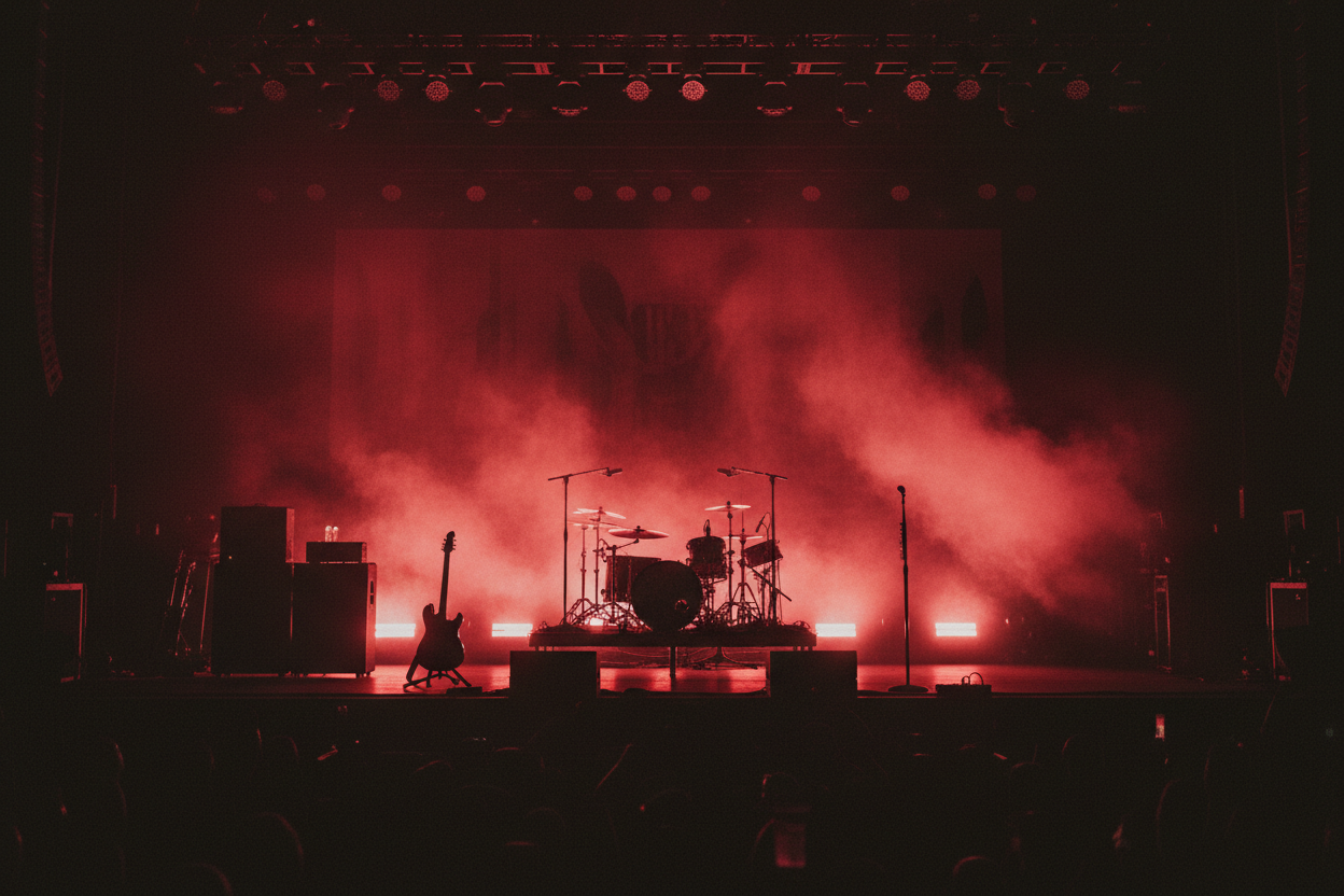 Rock Devotees — Deep Burgundy Stage